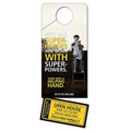 14 Pt. Laminated Paper Door Hanger w/Slit